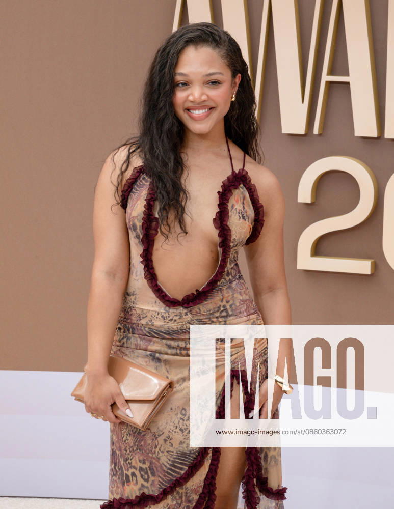 Caribbean American Actress KRISTEN MAXWELL attends the 2026 BET Awards: Red Carpet. Los Angeles USA - ZUMAb173 20260628_aap_b173_302