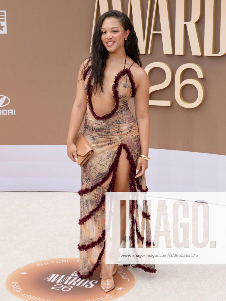 Caribbean American Actress KRISTEN MAXWELL attends the 2026 BET Awards: Red Carpet. Los Angeles USA - ZUMAb173 20260628_aap_b173_310