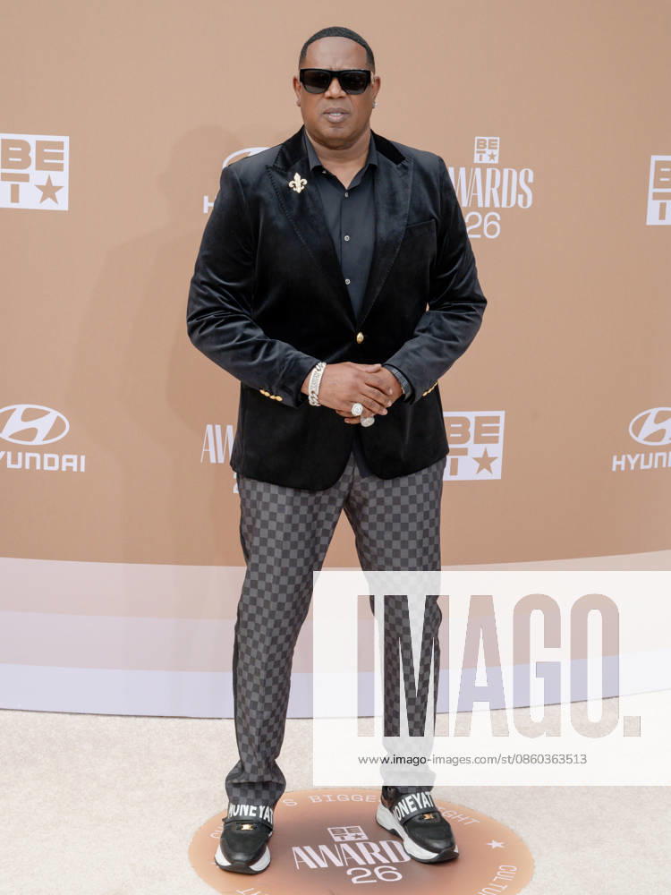 MASTER P, aka, Percy Miller, 56, attends the 2026 BET Awards: Red Carpet. Los Angeles USA - ZUMAb173 20260628_aap_b173_326