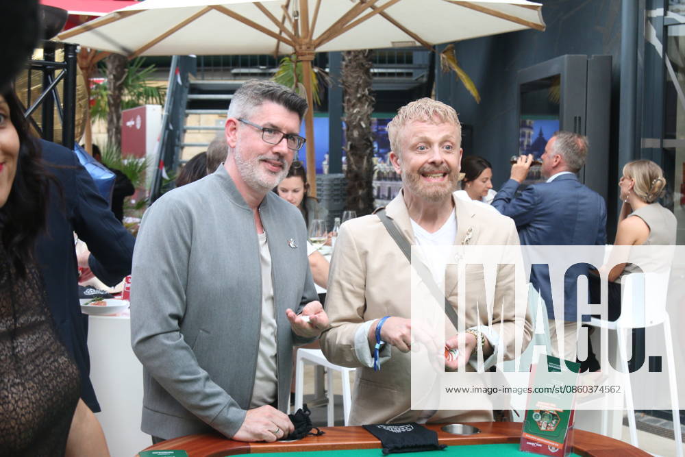 Paul Reeves and Ross Antony at the grand opening of the Monaco area at Europa-Park Rust