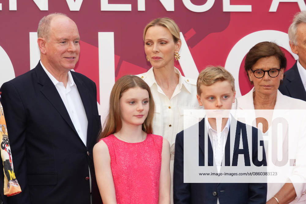 In the presence of Prince Albert II, the Monaco theme area is being inaugurated at Europapark Rust. Prince Albert II of Monaco, Princess Charlene, Prince Jacques, son of Prince Albert II and Charlene, Princess Gabrielle of Monaco, daughter of Prince Albert II of Monaco and Charlene. Monaco Theme A SP_GHR