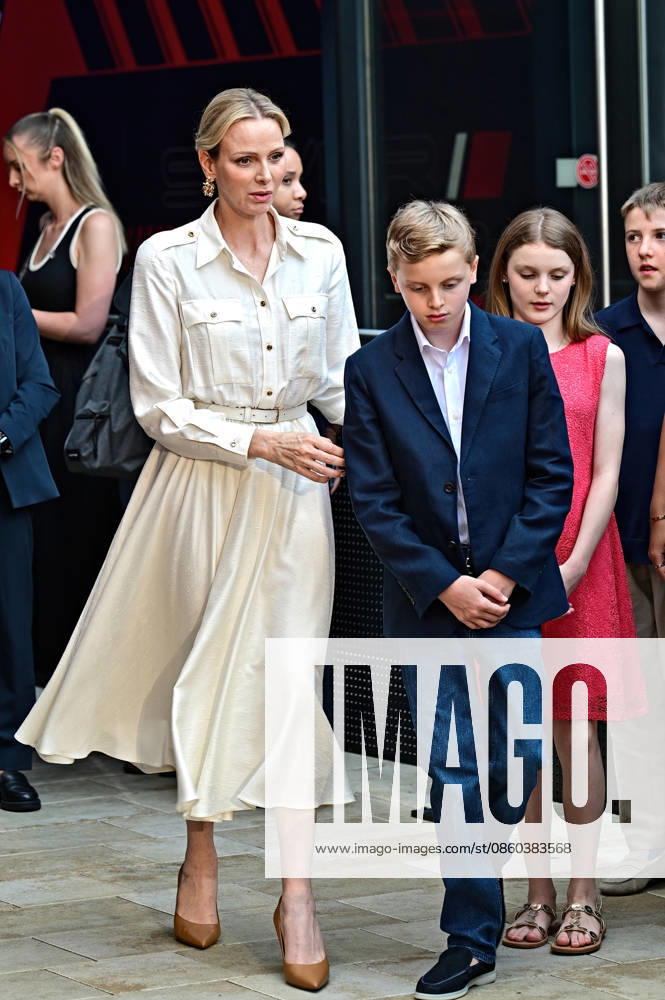 Inauguration of the Monaco Theme Area at Europapark: Princess Charlene, Prince Jacques and Princess Gabriella of Monaco at the opening of the Monaco theme area on June 29, 2026, at Europapark in Rust 20260629MWI132181