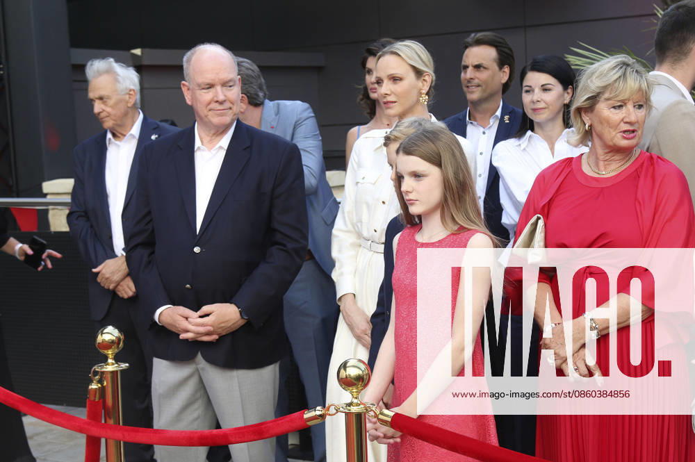 Jürgen Mack, Albert II, Prince of Monaco; Charlene, Princess of Monaco; Crown Prince Jacques of Monaco; Princess Gabriella of Monaco; and Mauritia Mack at the opening of the Monaco themed area at Europa-Park in Rust on June 29, 2026 Foto:xAgenturxWehnertx xGränzdörferx xFuturexImagex monaco_6606