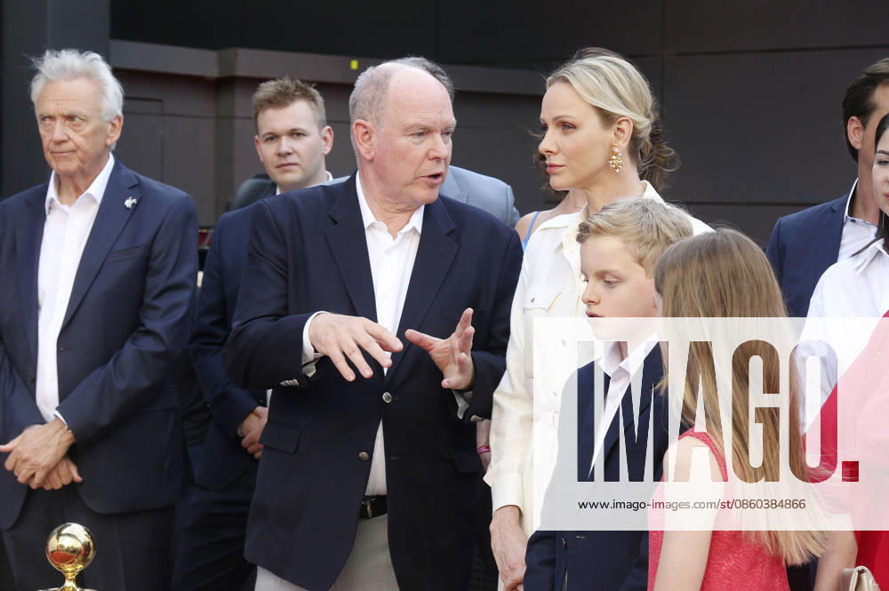 Jürgen Mack, Albert II, Prince of Monaco, Charlene, Princess of Monaco, Crown Prince Jacques of Monaco, and Princess Gabriella of Monaco at the inauguration of the Monaco theme area at Europa-Park in Rust, June 29, 2026 Foto:xAgenturxWehnertx xGränzdörferx xFuturexImagex monaco_6617