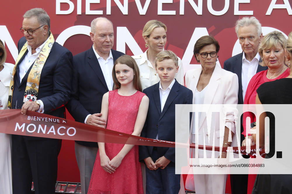 Roland Mack, Albert II, Prince of Monaco, Princess Gabriella of Monaco, Charlene, Princess of Monaco, Crown Prince Jacques of Monaco, Stephanie of Monaco, Jürgen Mack, and Mauritia Mack at the opening of the Monaco theme area at Europa-Park in Rust, June 29, 2026 Foto:xAgenturxWehnertx xGränzdörferx xFuturexImagex monaco_6636