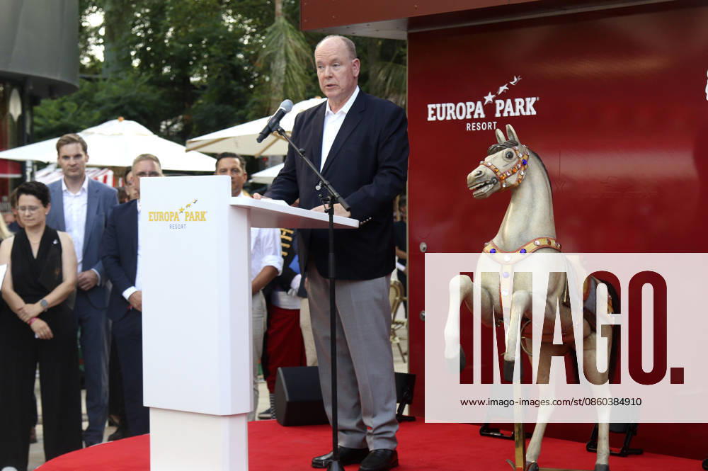 Albert II, Prince of Monaco, at the opening of the Monaco theme area at Europa-Park in Rust, June 29, 2026 Foto:xAgenturxWehnertx xGränzdörferx xFuturexImagex monaco_6629