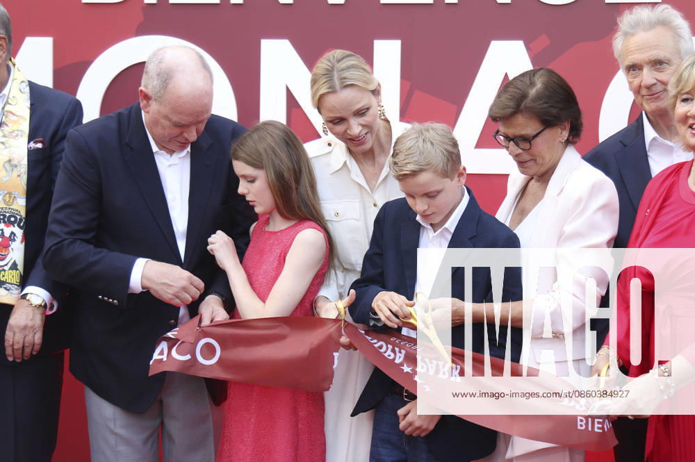 Albert II, Prince of Monaco; Princess Gabriella of Monaco; Charlene, Princess of Monaco; Crown Prince Jacques of Monaco; and Stephanie of Monaco at the inauguration of the Monaco theme area at Europa-Park in Rust, June 29, 2026 Foto:xAgenturxWehnertx xGränzdörferx xFuturexImagex monaco_6643