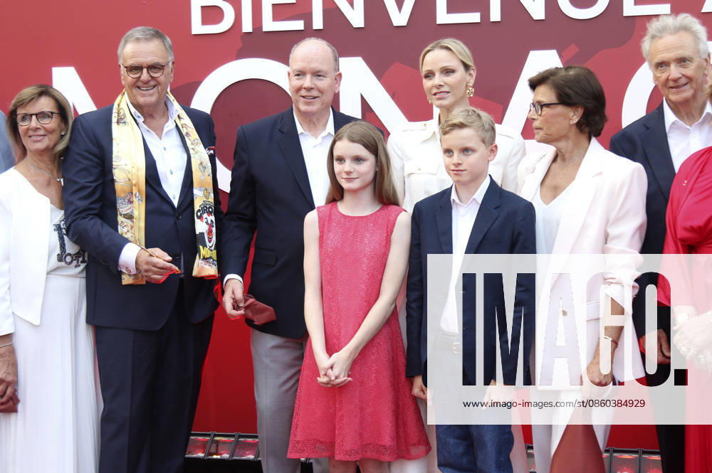 Marianne Mack, Roland Mack, Albert II, Prince of Monaco, Princess Gabriella of Monaco, Charlene, Princess of Monaco, Crown Prince Jacques of Monaco, Stephanie of Monaco, and Jürgen Mack at the opening of the Monaco theme area at Europa-Park in Rust, June 29, 2026 Foto:xAgenturxWehnertx xGränzdörferx xFuturexImagex monaco_6644