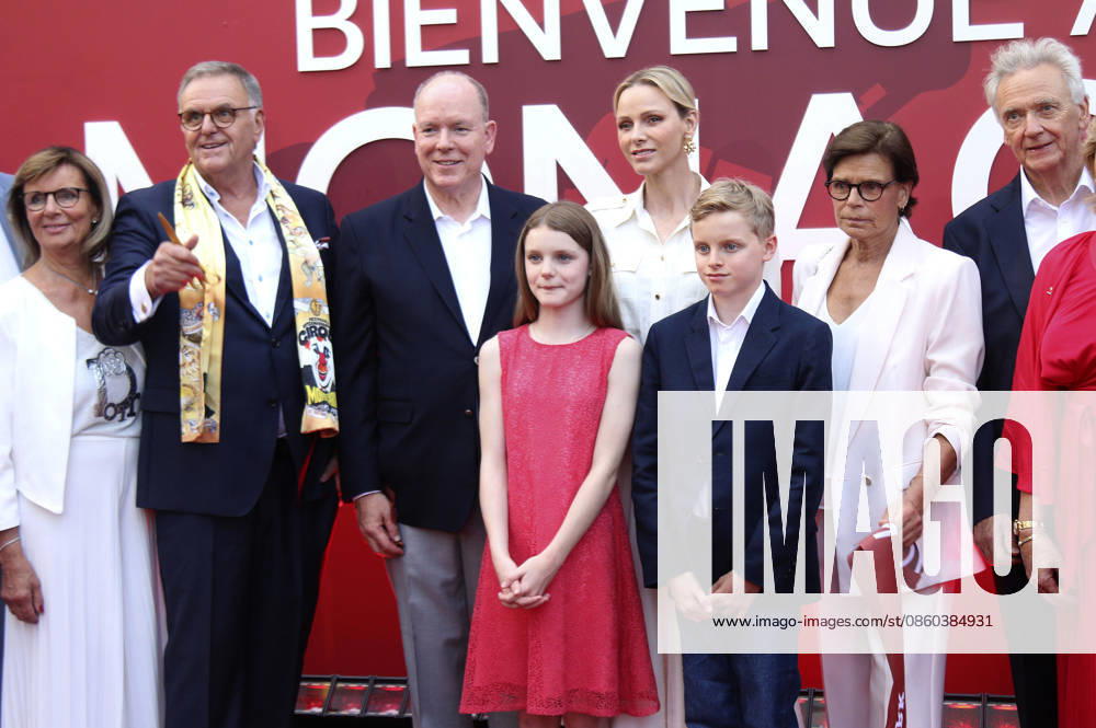 Marianne Mack, Roland Mack, Albert II, Prince of Monaco, Princess Gabriella of Monaco, Charlene, Princess of Monaco, Crown Prince Jacques of Monaco, Stephanie of Monaco, and Jürgen Mack at the opening of the Monaco theme area at Europa-Park in Rust, June 29, 2026 Foto:xAgenturxWehnertx xGränzdörferx xFuturexImagex monaco_6645