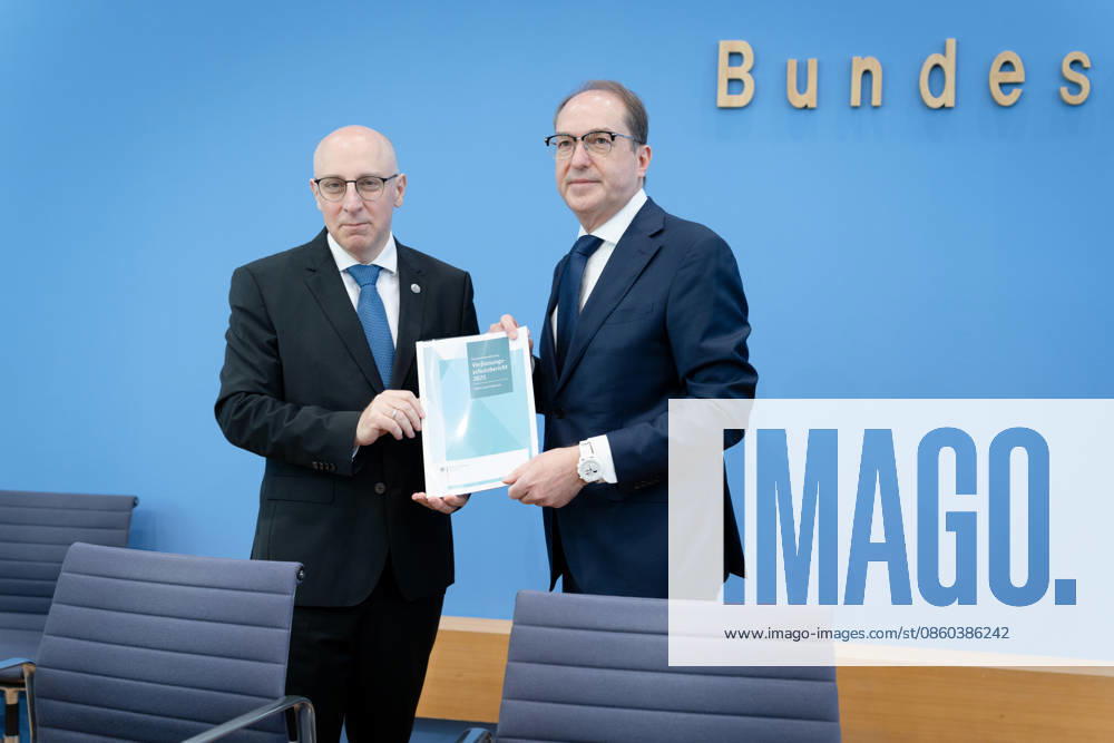 BPK, Presentation of the 2025 Report on the Protection of the Constitution, Berlin; BPK, Presentation of the 2025 Report on the Protection of the Constitution; Alexander Dobrindt, Federal Minister of the Interior; Federal Press Conference; Sinan Selen, President of the Federal Office for the Protection of the Constitution, Berlin, Berlin, GER