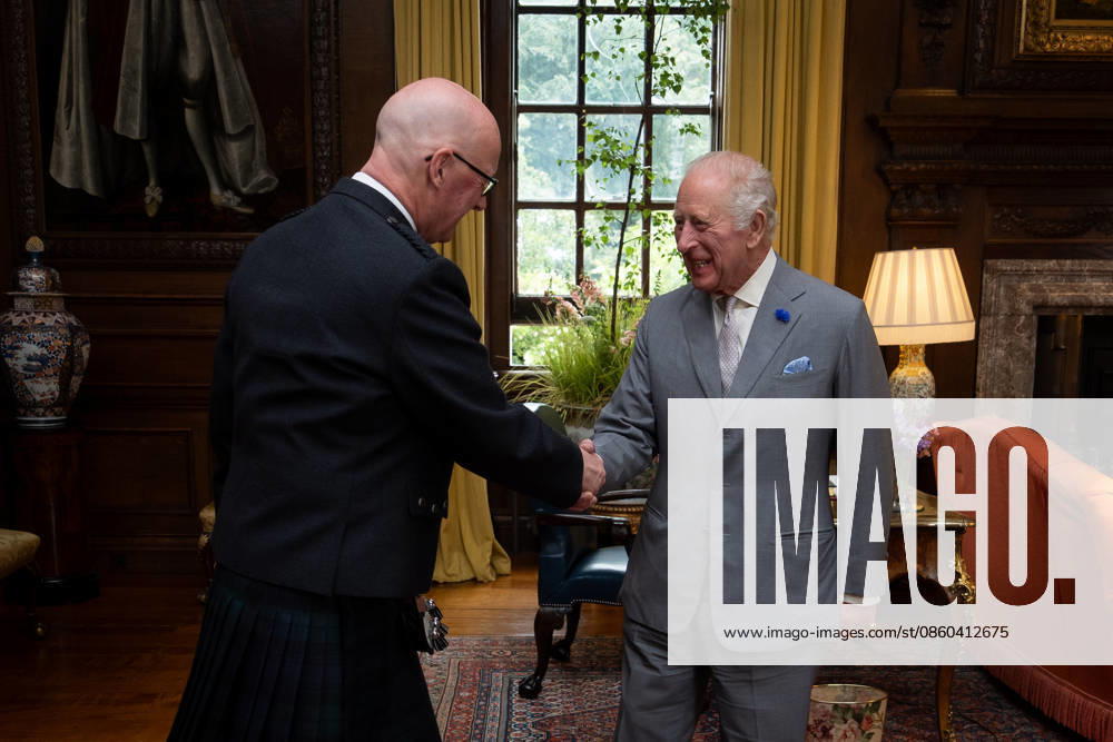 King visits Scotland for Holyrood Week King Charles III greets the First Minister of Scotland John Swinney during an audience at the Palace of Holyroodhouse in Edinburgh, as part of the King s visit to Scotland for Holyrood Week. Picture date: Tuesday June 30, 2026., Credit:Aaron Chown PA ROTA - B68 Avalon UK, Edinburgh
