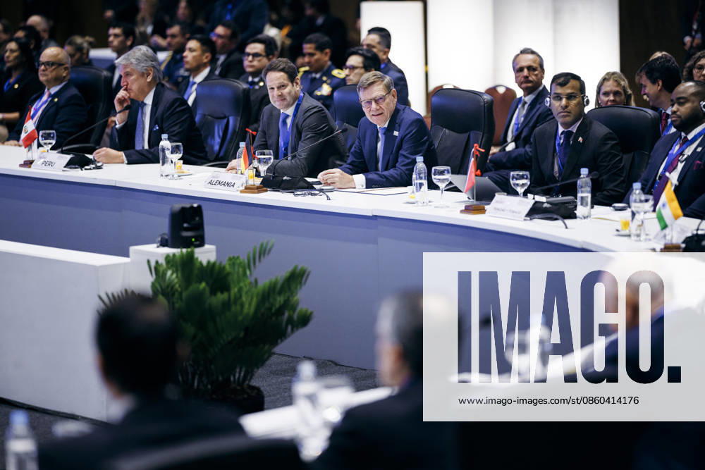 Johann Wadephul (CDU), Federal Minister of Foreign Affairs, photographed during the Mercosur Conference in Asunción on June 30, 2026. Photographed on behalf of the Federal Foreign Office (AA) in Asunción, Paraguay.