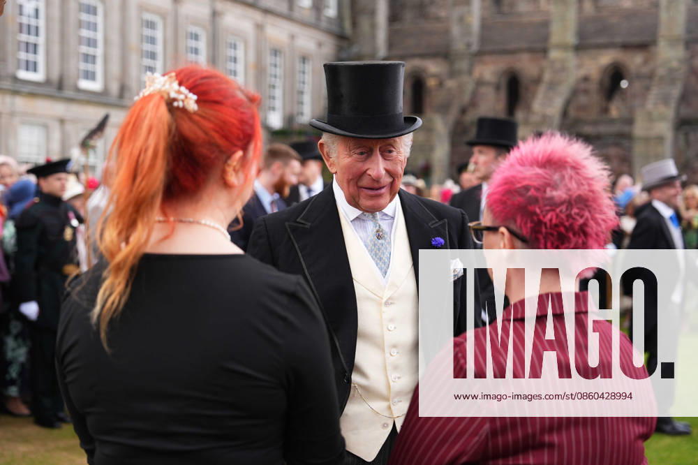 King visits Scotland for Holyrood Week, 30 June 2026 King Charles III talks with guests during a Garden Party in the gardens of the Palace of Holyroodhouse in Edinburgh, as part of the King s visit to Scotland for Holyrood Week. Picture date: Tuesday June 30, 2026., Credit:Aaron Chown PA ROTA - B68 Avalon Edinburgh, United Kingdom