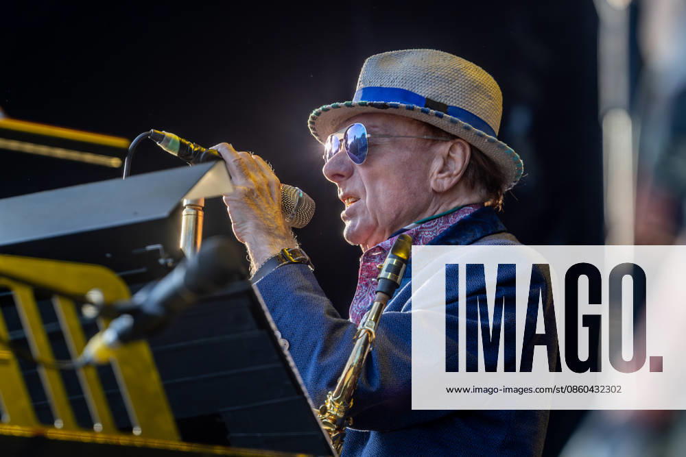 Van Morrison Concert at Noches del Botánico in Madrid. THESE PHOTOGRAPHS MAY BE USED SOLELY FOR INFORMATIONAL AND EDITORIAL PURPOSES AND ONLY IN DIRECT CONNECTION WITH THE EVENT THAT GAVE RISE TO THEM. THE AUTHORIZATION GRANTED FOR THEIR PUBLICATION BY EXILE PRODUCTIONS LIMITED IS VALID FOR SIX MONTHS, THEREFORE, AFTER THIS PERIOD, YOU MUST DELETE THE PHOTOGRAPHS AND NOT USE THEM AGAIN. Singer, songwriter, and musician Van Morrison performs during his concert at Noches del Botánico in Madrid, at the Alfonso XIII Royal Botanical Garden, on June 30, 2026, in Madrid, Spain. June 30, 2026, Madrid, Spain