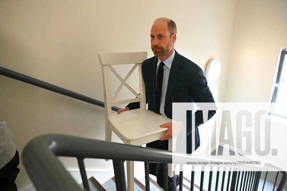 Prince William visits Langstane Housing Association Prince William helps a tenant to move furniture into a new flat during a visit to Langstane Housing Association, Aberdeen, Scotland, UK, on the 30th June 2026. Picture by Andy Buchanan WPA-Pool Aberdeen Langstane Housing Association Scotland United Kingdom WHA-0830