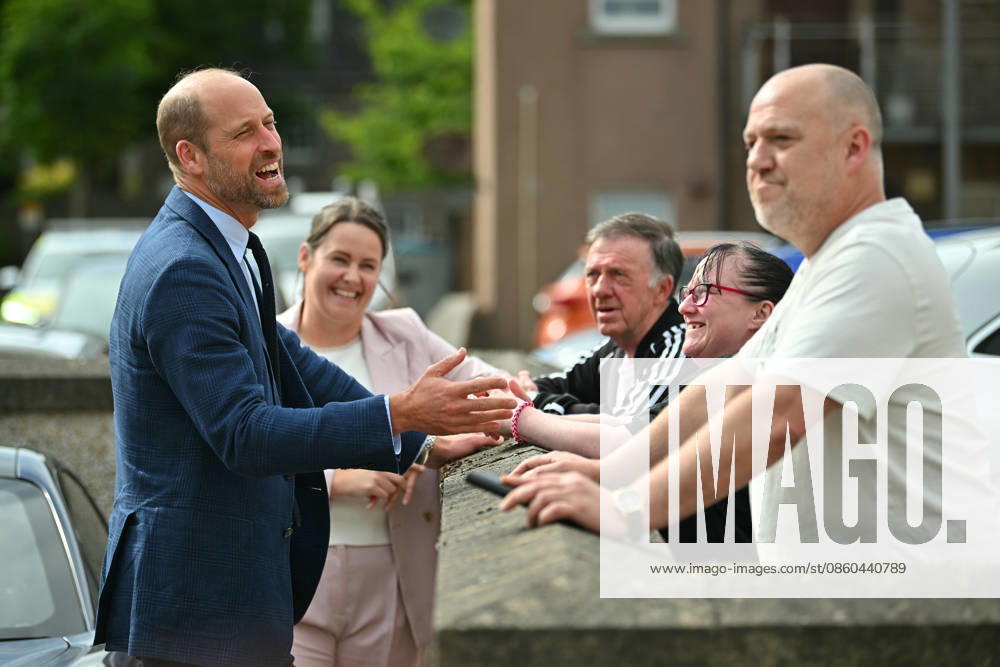 Prince William visits Langstane Housing Association Prince William helps a tenant to move furniture into a new flat during a visit to Langstane Housing Association, Aberdeen, Scotland, UK, on the 30th June 2026. Picture by Andy Buchanan WPA-Pool Aberdeen Langstane Housing Association Scotland United Kingdom WHA-0830