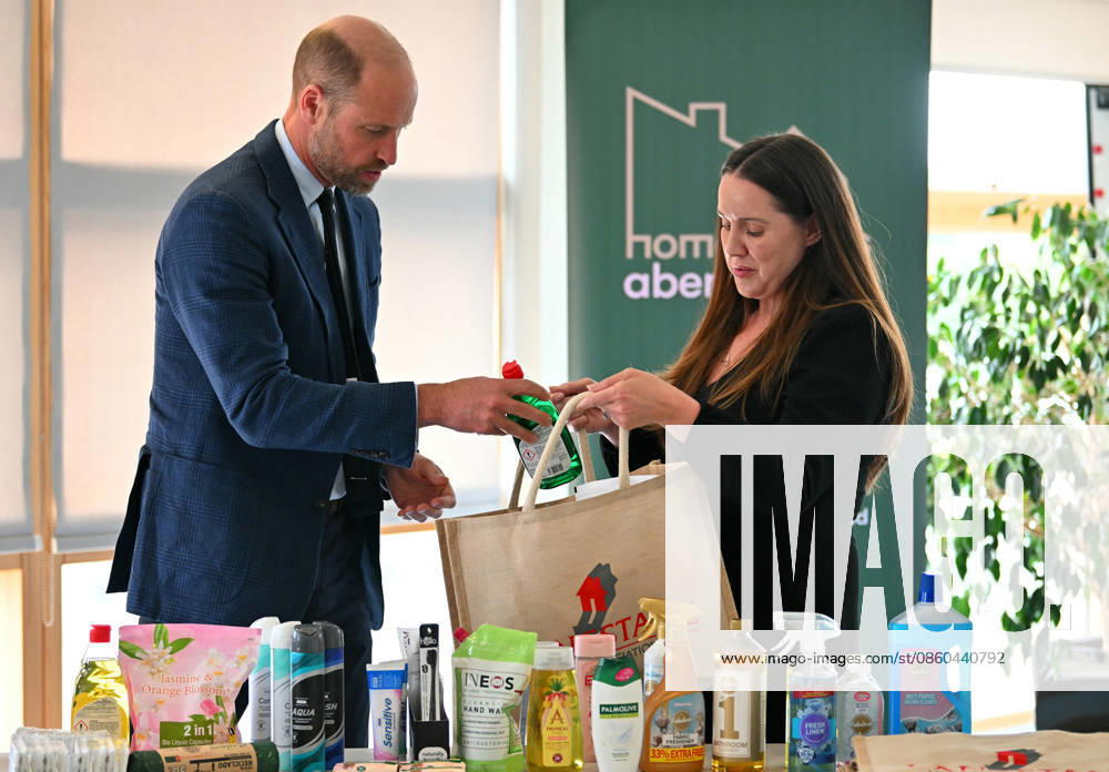 Prince William visits Langstane Housing Association Prince William helps a tenant to move furniture into a new flat during a visit to Langstane Housing Association, Aberdeen, Scotland, UK, on the 30th June 2026. Picture by Andy Buchanan WPA-Pool Aberdeen Langstane Housing Association Scotland United Kingdom WHA-0830