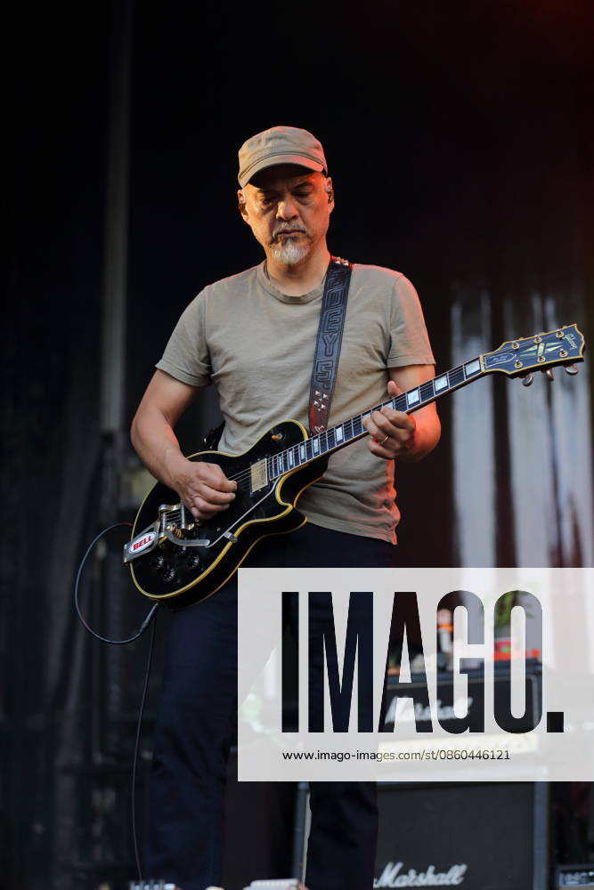 Joey Santiago of the band Pixies at a concert at the Spandau Citadel in Berlin, June 30, 2026 Pixies Concert Berlin
