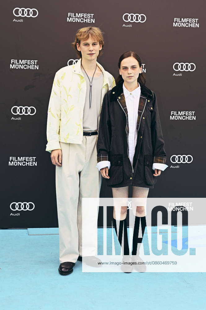 Philip Günsch and Mariella Aumann at the premiere of the ARD film *Chamäleon* at the 43rd Munich Film Festival in 2026 at the University of Television and Film Munich, June 30, 2026 Foto:xB.xGillmannx xFuturexImagex chamaeleon_6611