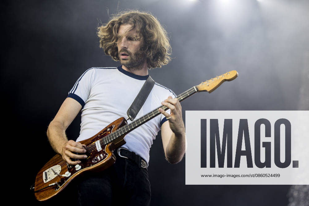 Wolf Alice live at Roskilde Festival 2026 Roskilde, Denmark. 01st, July 2026. The British alternative rock band Wolf Alice performs a live concert during the Danish music festival Roskilde Festival 2026 in Roskilde. Here guitarist Joff Oddie is seen live on stage. Denmark, Roskilde