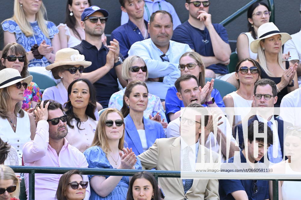 Tennis - Wimbledon 2026 - ITF - The Championships - 02 06 2026 - Tennis - Wimbledon 2026 - ITF - The Championships - 02 06 2026 - Kate Princesse de Galles assiste au match sur le court numero 1 en compagnie d Andy Murray - Amgleterre London