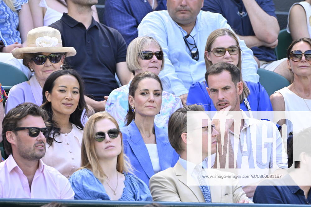 Tennis - Wimbledon 2026 - ITF - The Championships - 02 06 2026 - Tennis - Wimbledon 2026 - ITF - The Championships - 02 06 2026 - Kate Princesse de Galles assiste au match sur le court numero 1 en compagnie d Andy Murray - Amgleterre London
