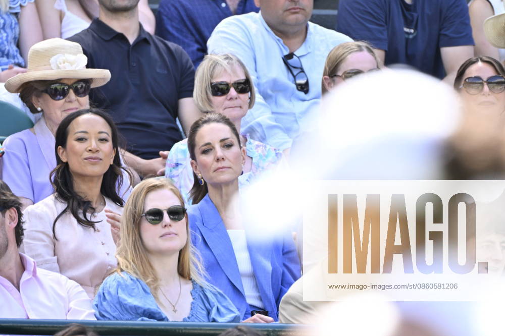 Tennis - Wimbledon 2026 - ITF - The Championships - 02 06 2026 - Tennis - Wimbledon 2026 - ITF - The Championships - 02 06 2026 - Kate Princesse de Galles assiste au match sur le court numero 1 en compagnie d Andy Murray - Amgleterre London