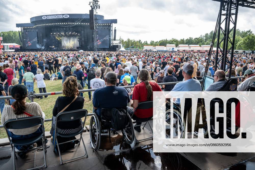 A dedicated wheelchair area is seen during the first day of the Rock Werchter music festival in Werchter, Thursday 02 July 2026. The 51th edition of the festival is taking place from July 2 to July 5. JONASxROOSENS 180184676