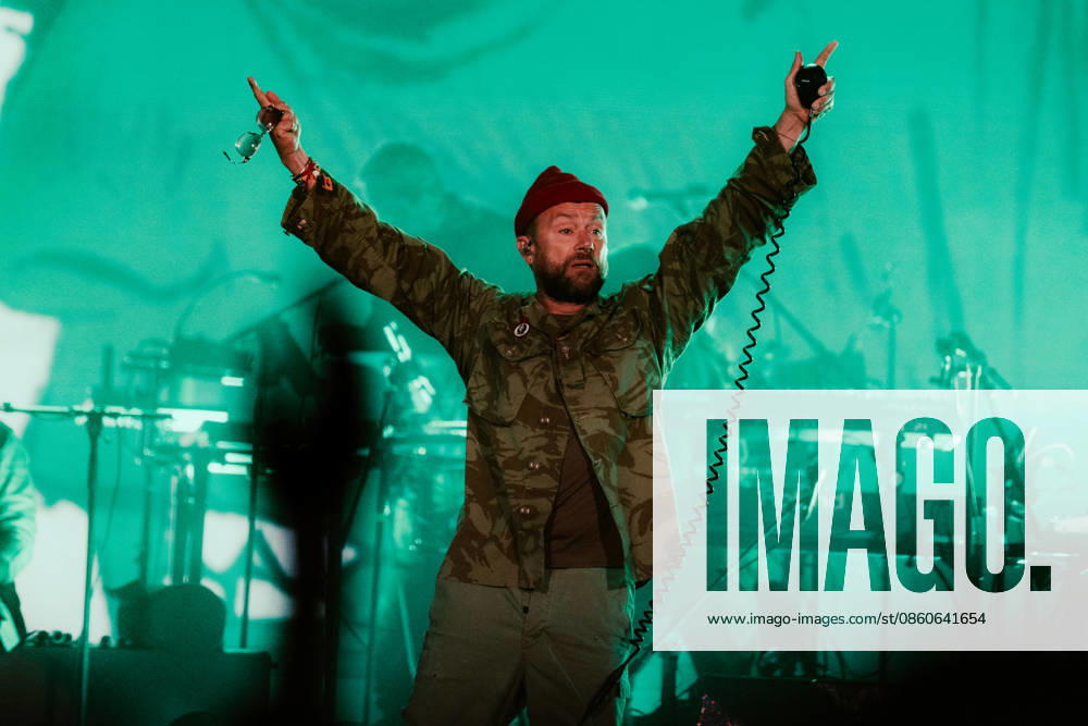 Gorillaz live at Roskilde Festival 2026 Roskilde, Denmark. 02nd, July 2026. The British band Gorillaz performs a live concert during Danish music festival Roskilde Festival 2026 in Roskilde. Here singer and musician Damon Albarn is seen live on stage. Denmark, Roskilde
