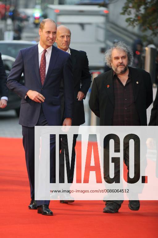 Prince William, Duke of Cambridge and New Zealand director Peter Jackson attend the screening of They Shall Not Grow Old during the 62nd BFI London Film Festival at BFI Southbank in London. OCTOBER 16th 2018 TSTx183739