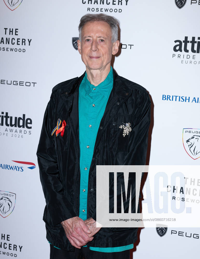 Peter Tatchell attends the Peugeot Attitude PRIDE Awards Europe 2026, supported by British Airways, at The Chancery Rosewood in London, England. UK. Friday 3rd July 2026.