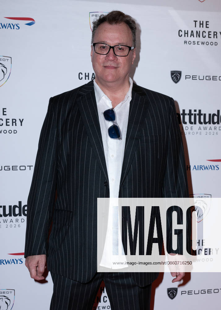 Russell T Davies attends the Peugeot Attitude PRIDE Awards Europe 2026, supported by British Airways, at The Chancery Rosewood in London, England. UK. Friday 3rd July 2026.