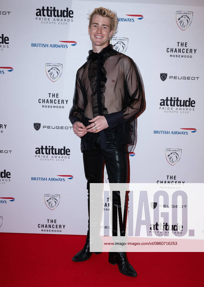 Oliver Cole attends the Peugeot Attitude PRIDE Awards Europe 2026, supported by British Airways, at The Chancery Rosewood in London, England. UK. Friday 3rd July 2026.