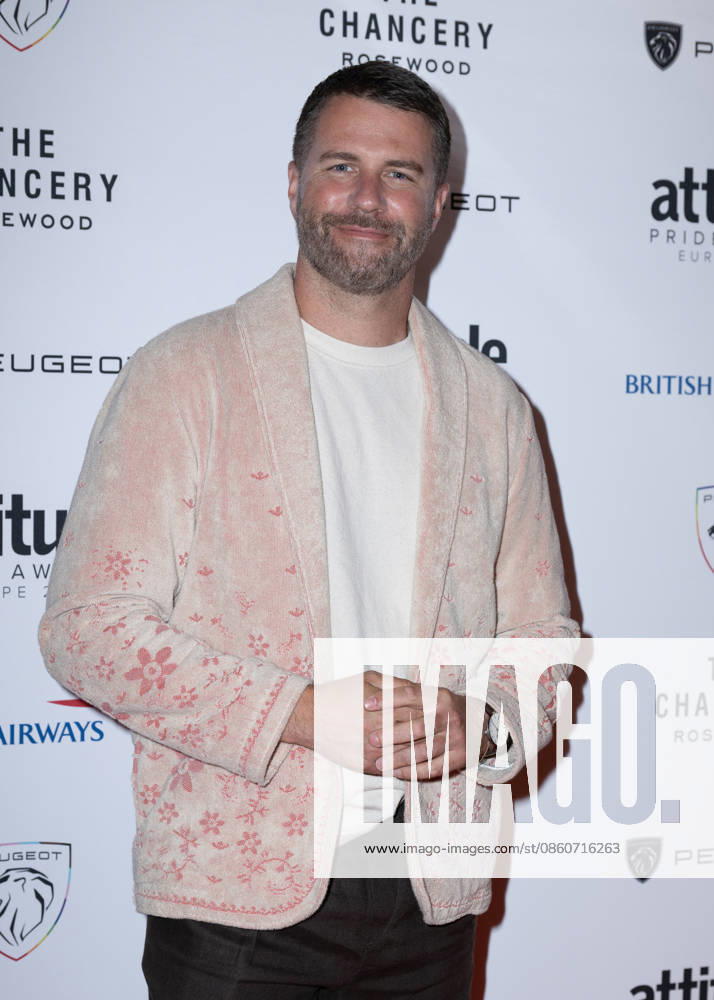 James Greenwood attends the Peugeot Attitude PRIDE Awards Europe 2026, supported by British Airways, at The Chancery Rosewood in London, England. UK. Friday 3rd July 2026.