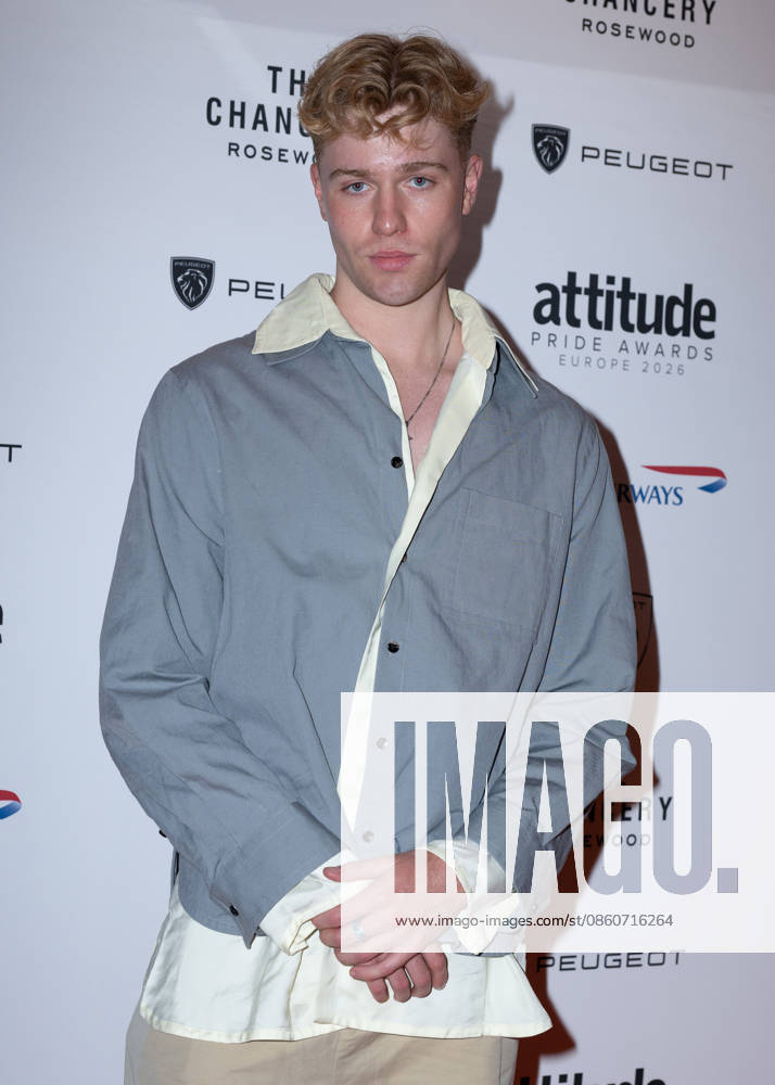 Dominic Lawrence attends the Peugeot Attitude PRIDE Awards Europe 2026, supported by British Airways, at The Chancery Rosewood in London, England. UK. Friday 3rd July 2026.