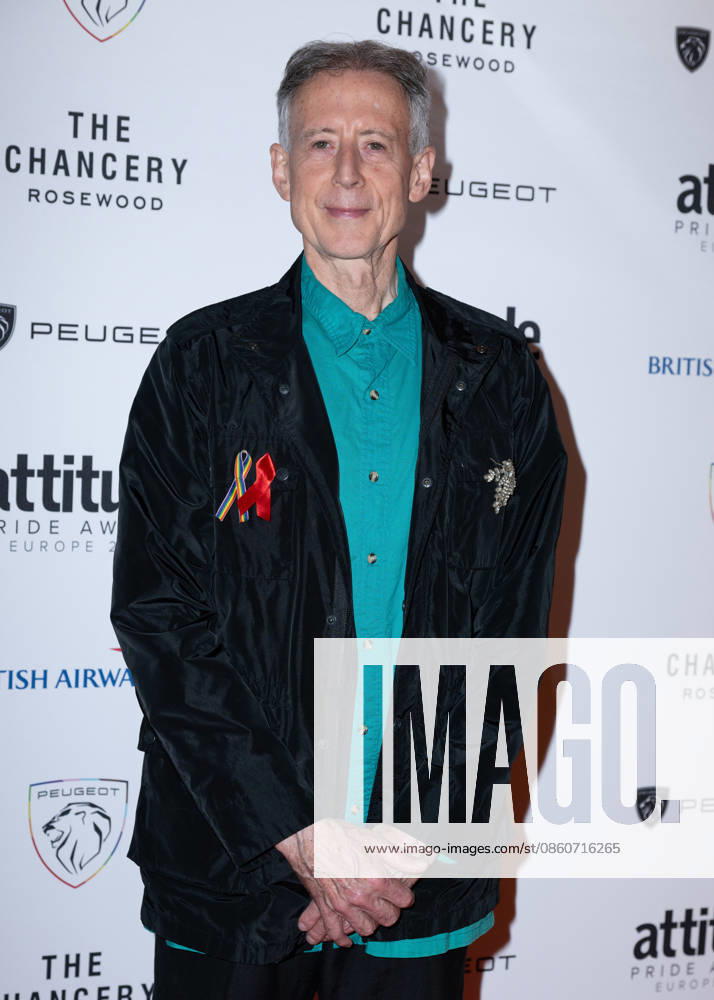 Peter Tatchell attends the Peugeot Attitude PRIDE Awards Europe 2026, supported by British Airways, at The Chancery Rosewood in London, England. UK. Friday 3rd July 2026.