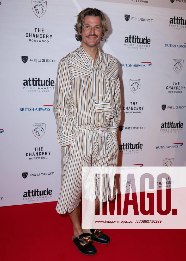 Glyn Fussell attends the Peugeot Attitude PRIDE Awards Europe 2026, supported by British Airways, at The Chancery Rosewood in London, England. UK. Friday 3rd July 2026.