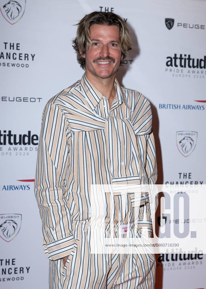 Glyn Fussell attends the Peugeot Attitude PRIDE Awards Europe 2026, supported by British Airways, at The Chancery Rosewood in London, England. UK. Friday 3rd July 2026.
