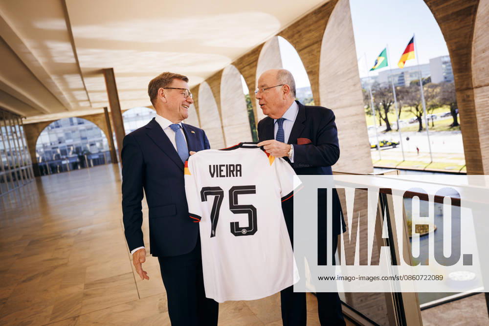 Johann Wadephul (CDU), Federal Minister of Foreign Affairs, meets with Mauro Vieira, Minister of Foreign Affairs of the Federative Republic of Brazil, for talks in Brasília on July 3, 2026. Photographed on behalf of the Federal Foreign Office (AA) in Brasília, Brazil.