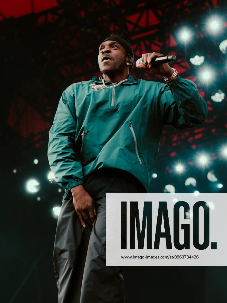Clipse live at Roskilde Festival 2026 Roskilde, Denmark. 04th, July 2026. The American rap duo Clipse performs a live concert during the Danish music festival Roskilde Festival 2026 in Roskilde. Here the rapper Pusha T is seen live on stage. Denmark, Roskilde
