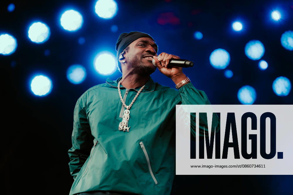 Clipse live at Roskilde Festival 2026 Roskilde, Denmark. 04th, July 2026. The American rap duo Clipse performs a live concert during the Danish music festival Roskilde Festival 2026 in Roskilde. Here the rapper Pusha T is seen live on stage. Denmark, Roskilde