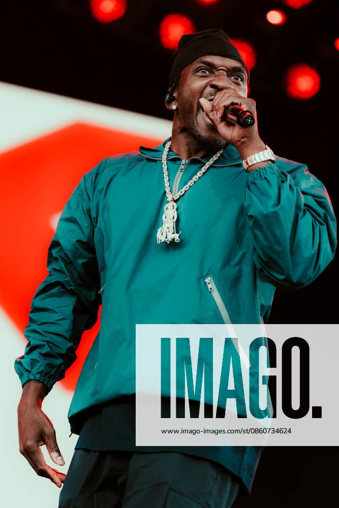 Clipse live at Roskilde Festival 2026 Roskilde, Denmark. 04th, July 2026. The American rap duo Clipse performs a live concert during the Danish music festival Roskilde Festival 2026 in Roskilde. Here the rapper Pusha T is seen live on stage. Denmark, Roskilde