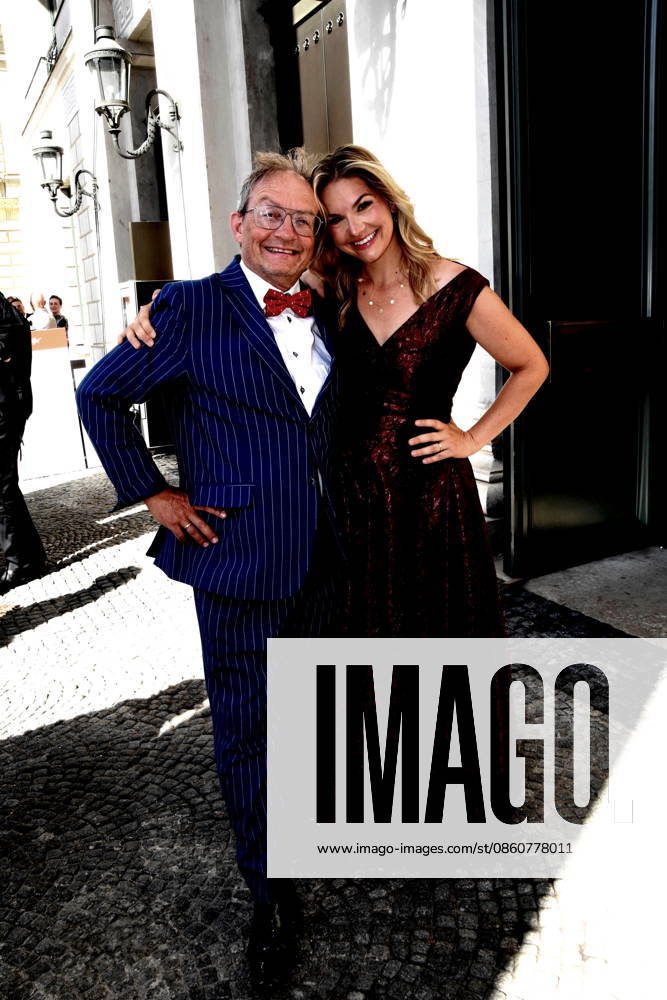 Wigald Boning, actor; Teresa Boning, opera singer; Munich, July 4, 2026; Max Joseph Square; Bavarian State Opera; OPERA FOR EVERYONE; *Die Walküre* by Richard Wagner; Photo: Munich