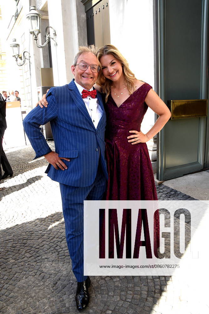 Wigald Boning, actor; Teresa Boning, opera singer; Munich, July 4, 2026; Max Joseph Square; Bavarian State Opera; OPERA FOR ALL; *Die Walküre* by Richard Wagner; Photo: Munich