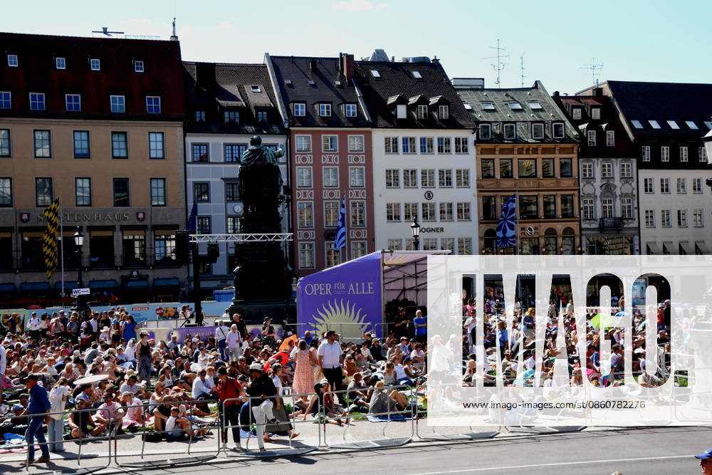 Visitor to Munich, July 4, 2026, Max Joseph Platz, Bavarian State Opera, OPERA FOR ALL, *Die Walküre* by Richard Wagner, Photo: Munich