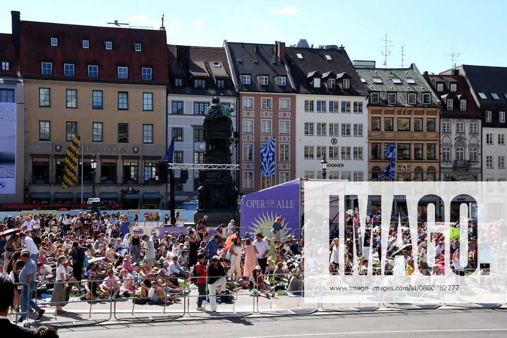Visitor to Munich, July 4, 2026, Max Joseph Platz, Bavarian State Opera, OPERA FOR ALL, *Die Walküre* by Richard Wagner, Photo: Munich