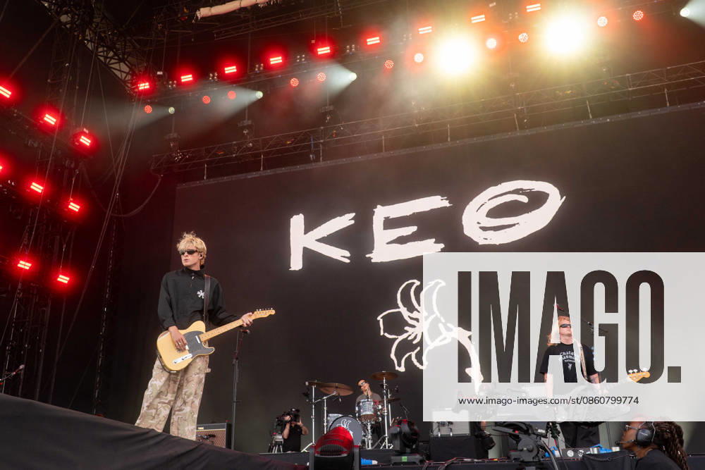 Keo in concert at Finsbury Park in London, UK on 05 July 2026 Finn Keogh, Oli Spackman, Conor Keogh performing with Keo in concert at Finsbury Park in London, UK on 05 July 2026, Credit:Stephen Keable Avalon UK, Greater London, London, Finsbury Park