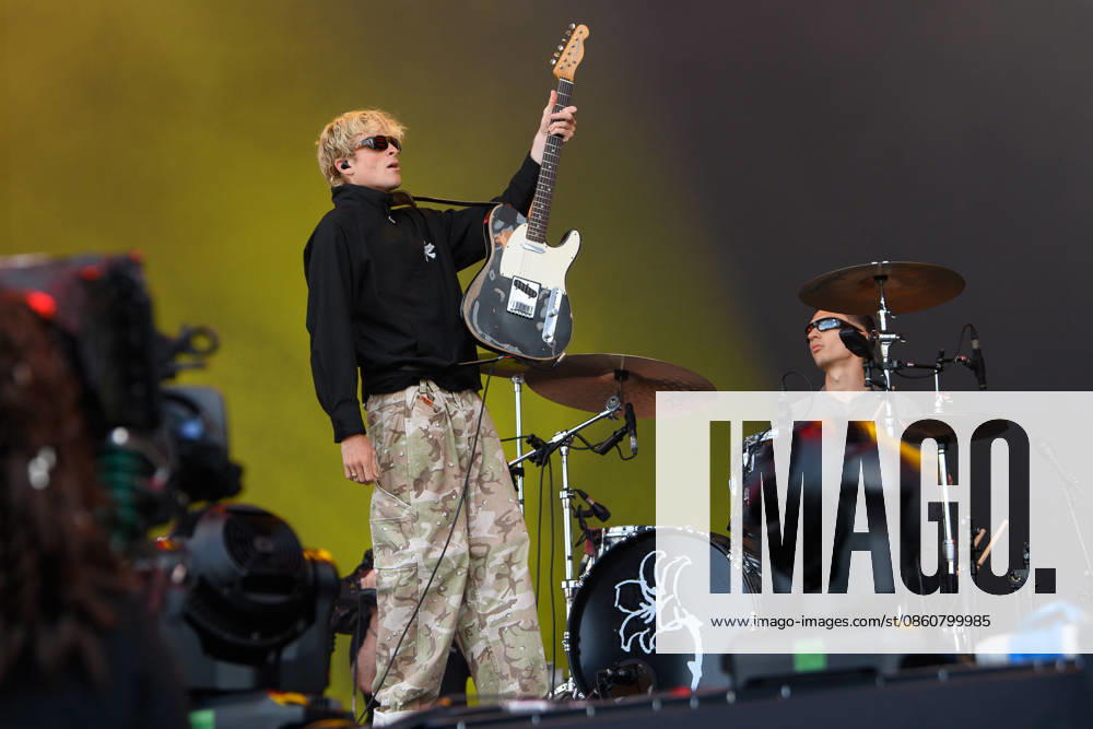 Keo perform at Finsbury Park, London, UK - 5 July 2026 Lead singer Finn Keogh of English alternative rock band Keo performs at Finsbury Park, London, England, UK on Sunday 5 July 2026., Credit:Justin Ng Avalon UK, England, London, Finsbury Park