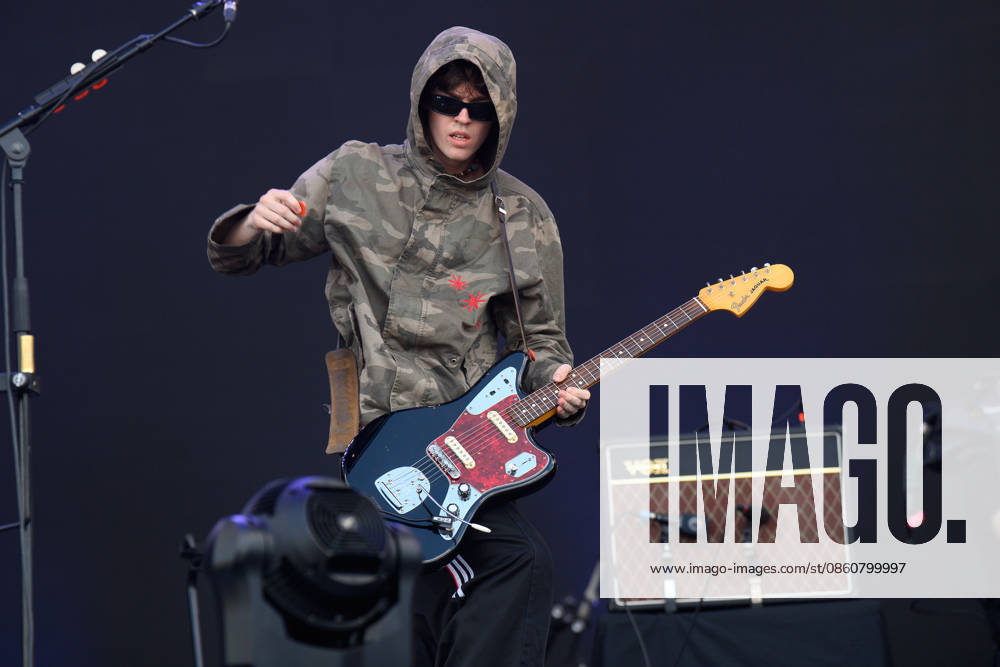 Keo perform at Finsbury Park, London, UK - 5 July 2026 Guitarist Jimmy Lanwern of English alternative rock band Keo performs at Finsbury Park, London, England, UK on Sunday 5 July 2026., Credit:Justin Ng Avalon UK, England, London, Finsbury Park