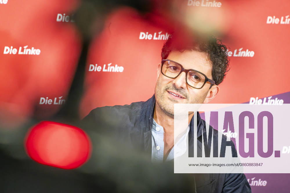 Luigi Pantisano EUR, Germany, Berlin, July 6, 2026 Press conference by Luigi Pantisano, Chair of the Die Linke party, at the Karl Liebknecht House on current issues